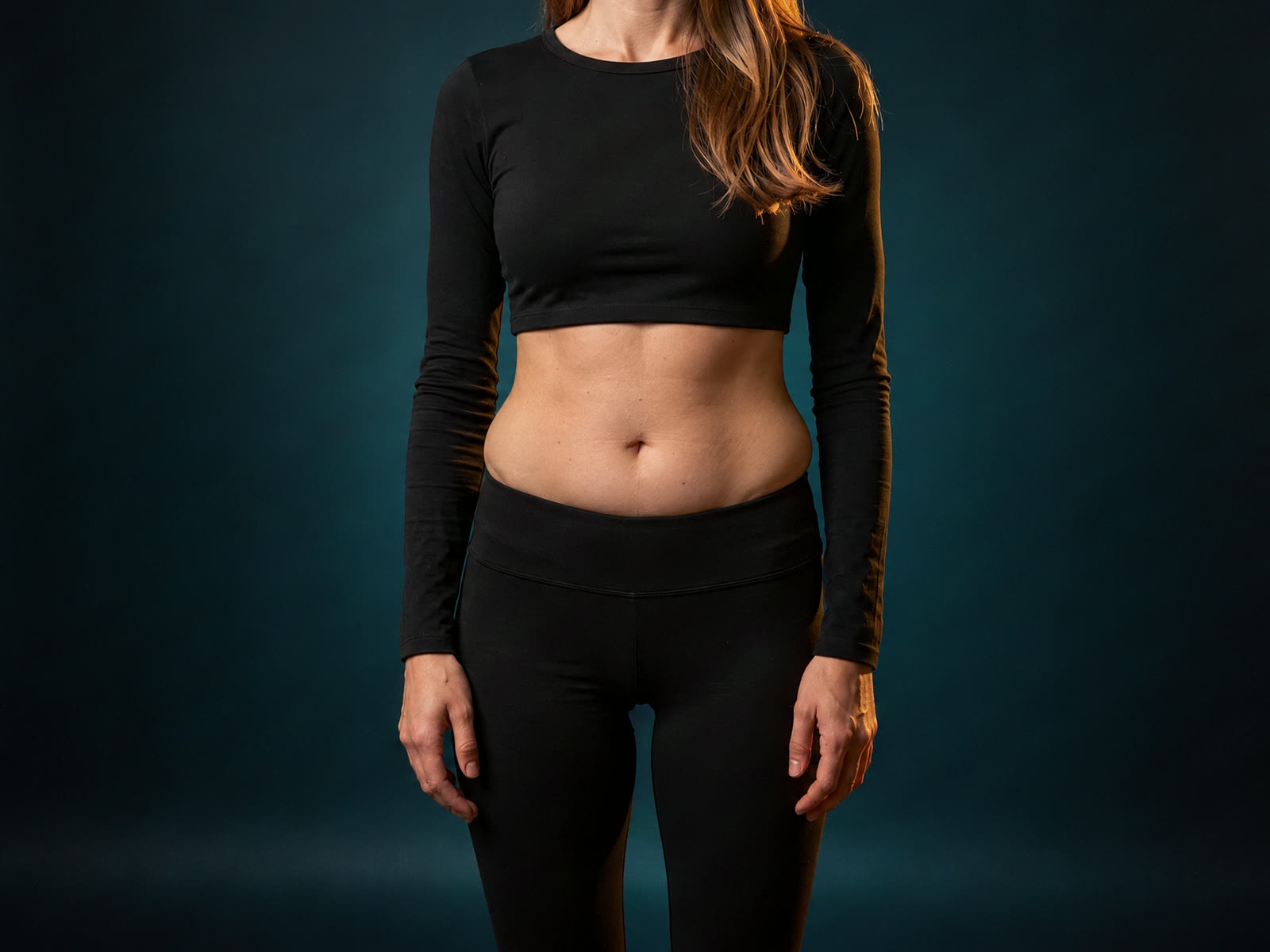 Simulación: cintura y abdomen antes de una liposucción